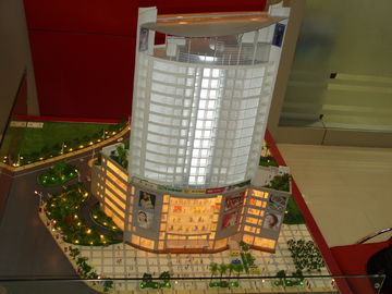 ハンドメイドの技術を引くCommerical 3Dのオフィス ビル モデルPdf/CAD